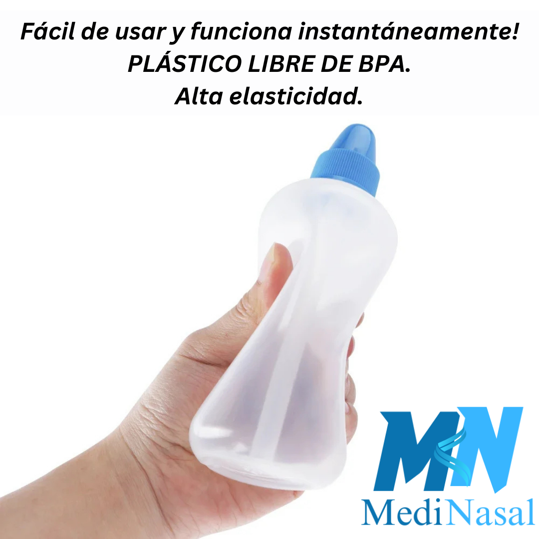 1 Botella de lavado e irrigación nasal. 250ML